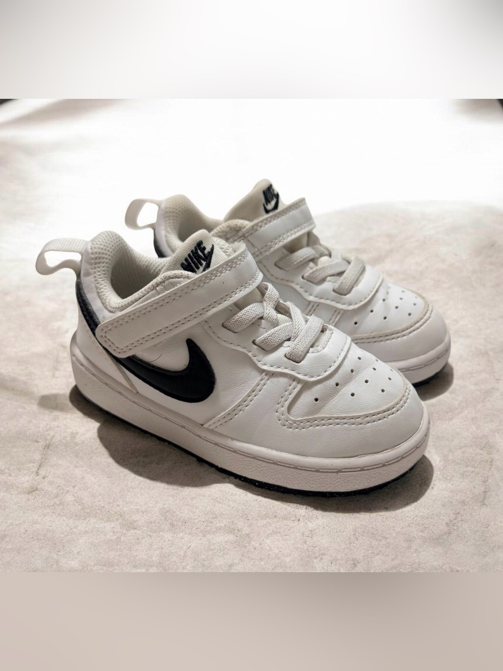 Nike Court Borough Low Recraft Black & White Baby/Toddler Shoes 7C